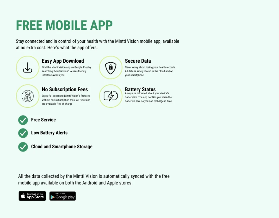 Vital Signs Monitor - Mintti Vision - Australian Assistive Technology Centre