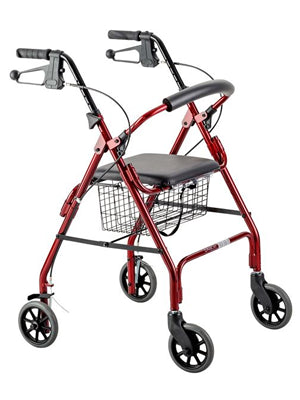 Days Seat Walker with Handbrakes and Curved Backrest