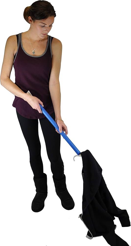 The Dressing Solution -  Combination Dressing Stick and Shoehorn   26" long - Australian Assistive Technology Centre