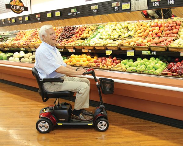 Pride Go-Go Elite Traveller Plus Mobility Scooter - Australian Assistive Technology Centre