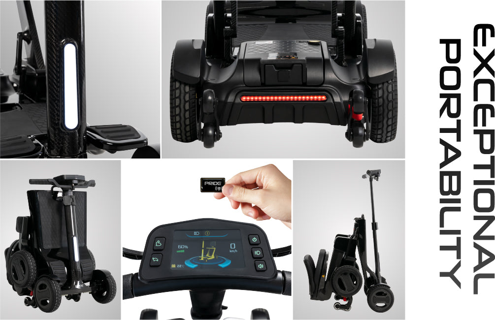 Pride Go Go Carbon scooter - Australian Assistive Technology Centre