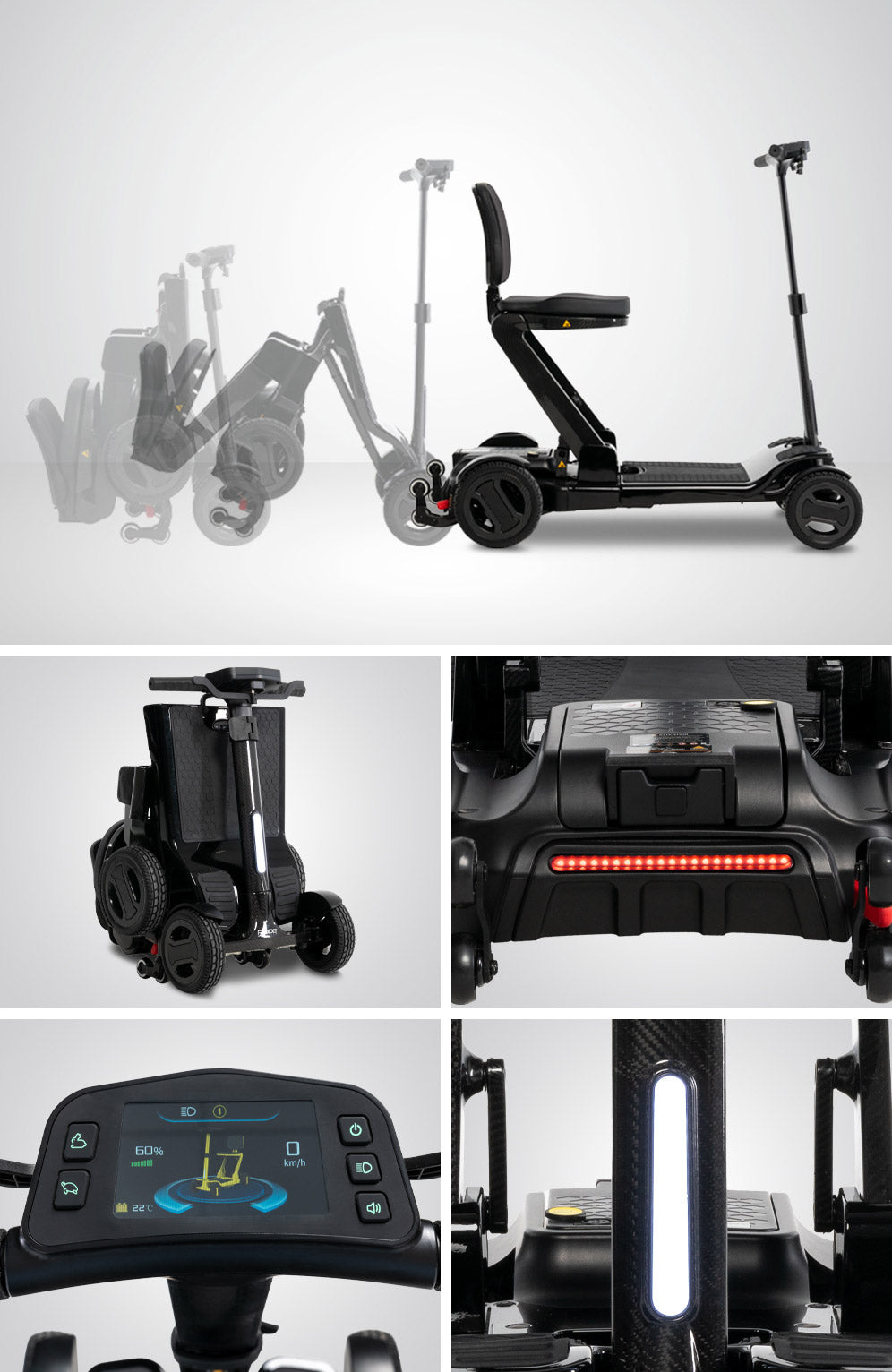 Pride Go Go Carbon scooter - Australian Assistive Technology Centre