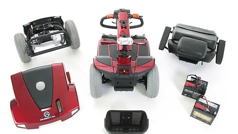 Pride Celebrity DX 4 Wheeled Mobility Scooter - Australian Assistive Technology Centre