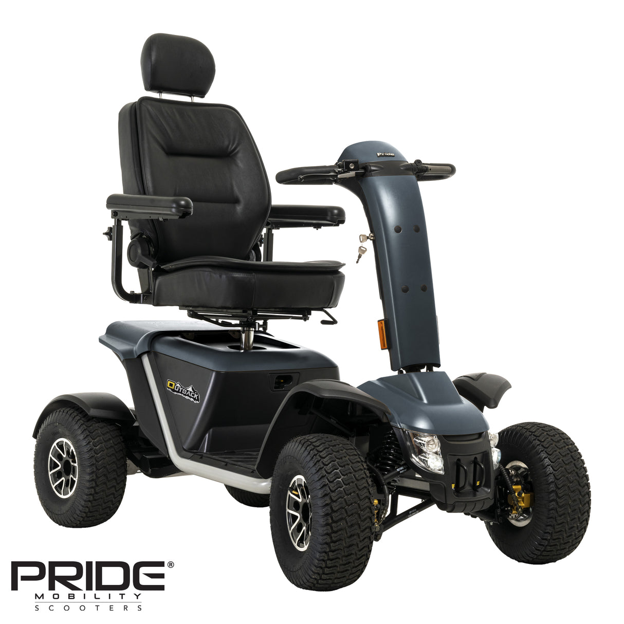 Pride Outback Mobility Scooter + Free Rear bag + free USB charger - Australian Assistive Technology Centre