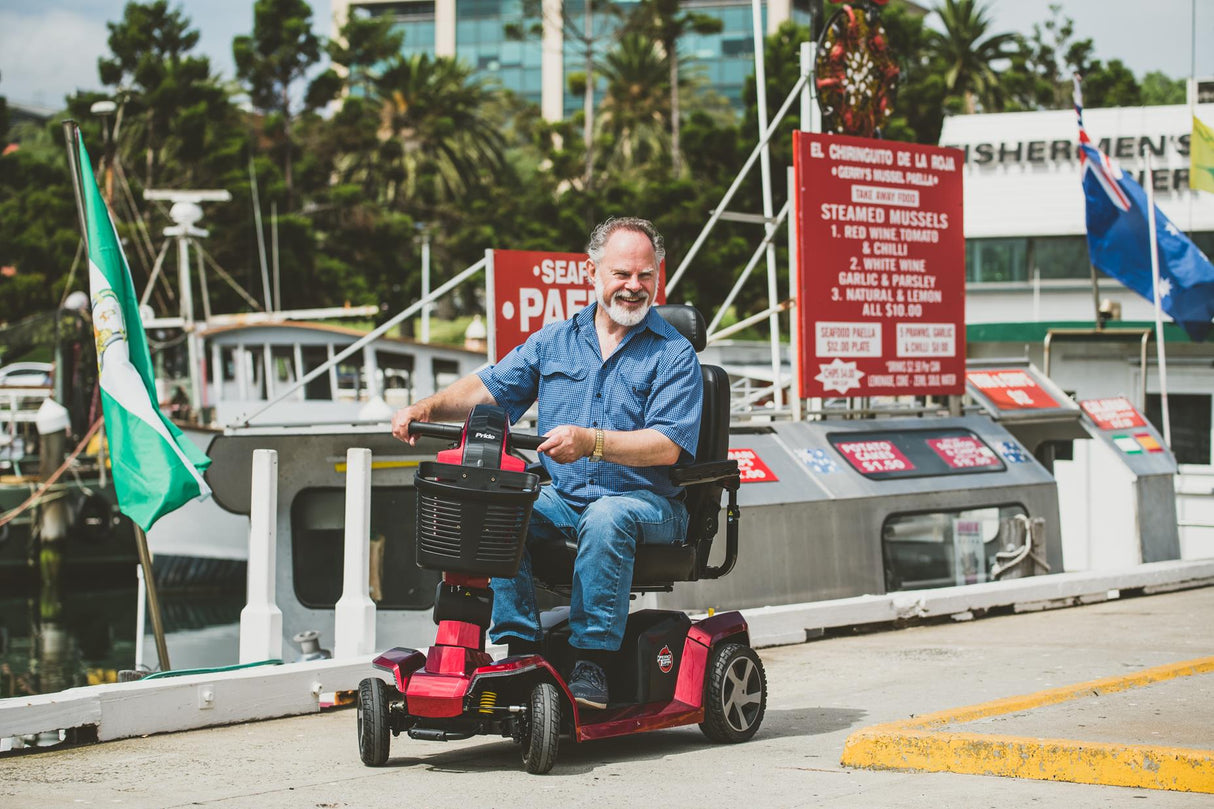 Zero Turn 10 (ZT10) - Re-imagine independence(Red) - Australian Assistive Technology Centre