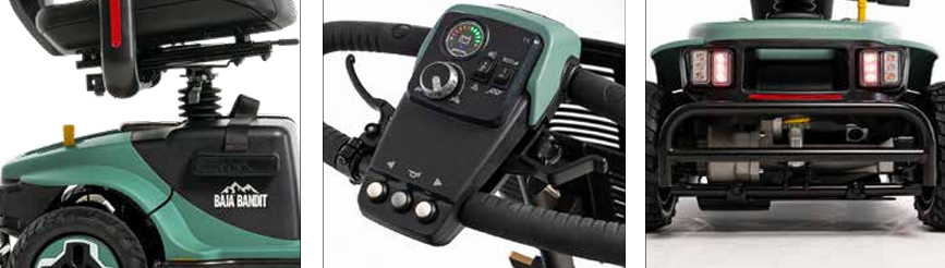 Pride Baja Bandit Mobility Scooter - Australian Assistive Technology Centre