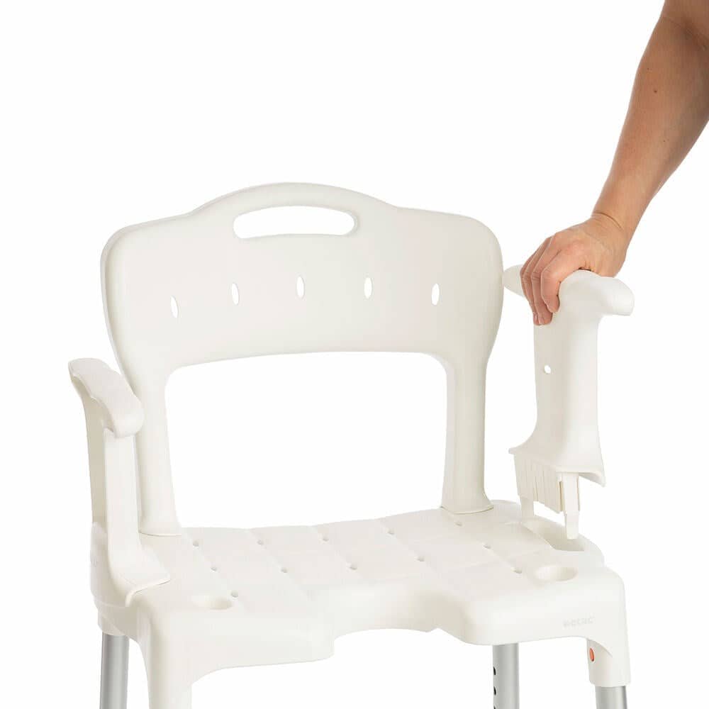 Etac Swift Shower Stool/ Shower Chair – Armrests