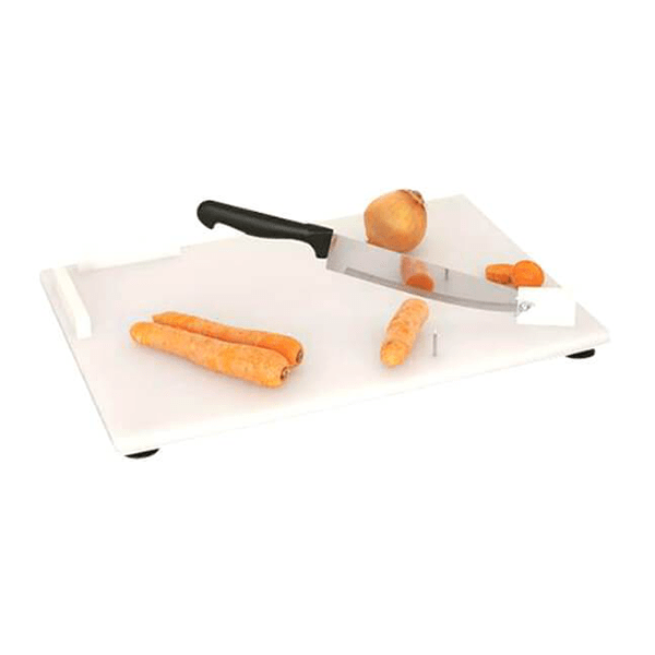 Combination Cutting Board with Chef’s Knife and Spikes