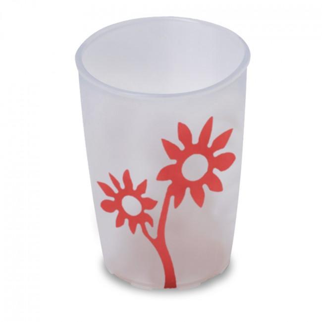 Ornamin Non Slip Cup, Flower Design - Australian Assistive Technology Centre
