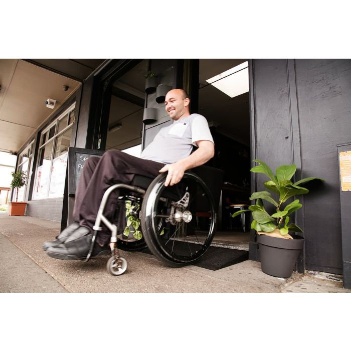 Tyrex 900mm 1:10 Rubber Threshold Ramp - Australian Assistive Technology Centre