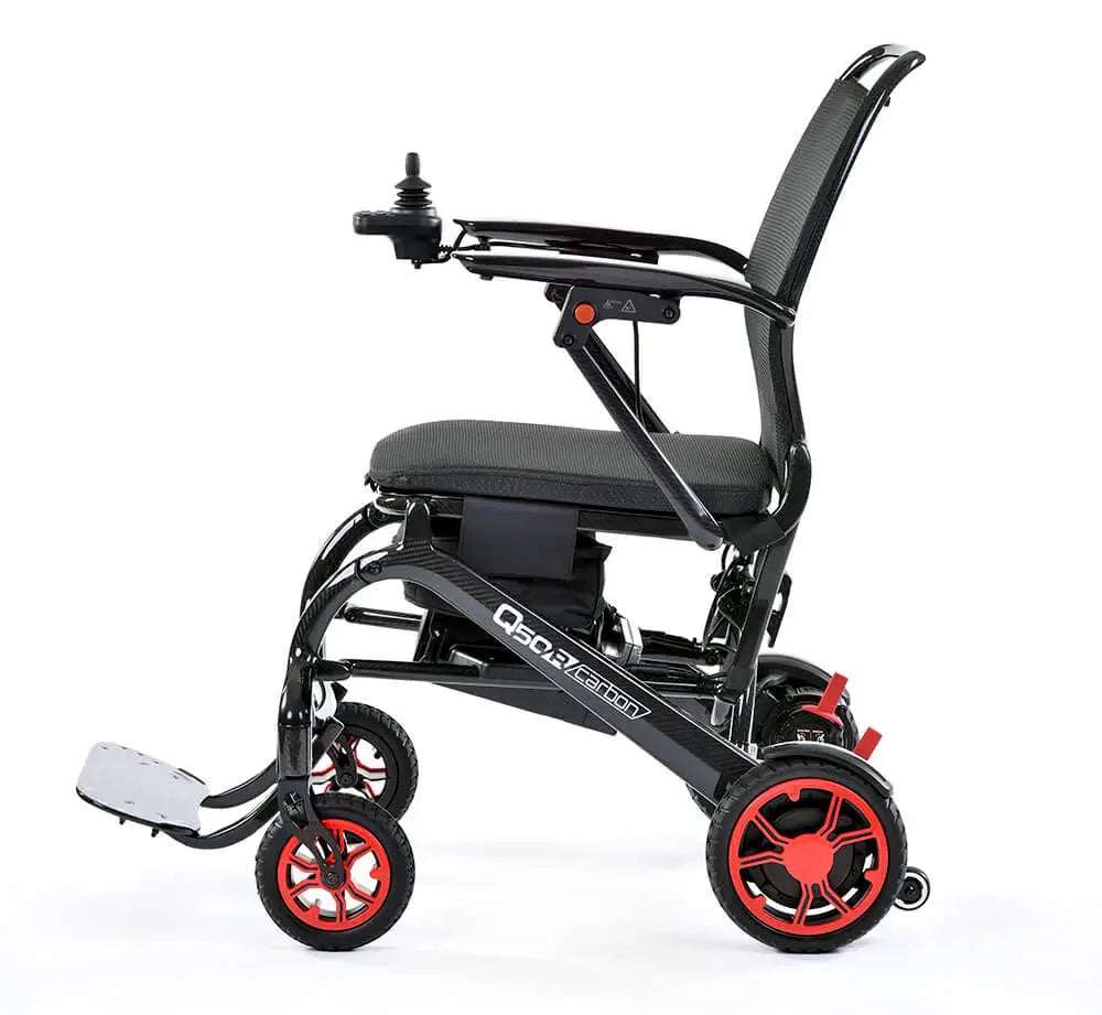 Sunrise Quickie Q50 R Carbon Folding Power Wheelchair - Australian Assistive Technology Centre