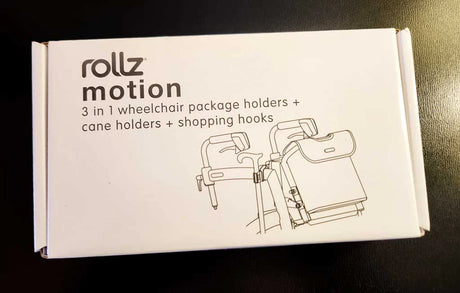 Rollz Motion 3-In-1 Wheelchair Package Holder - Australian Assistive Technology Centre