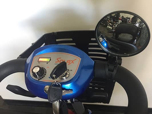 Solax Clip-On Mirror  (For All Scooters) - Australian Assistive Technology Centre