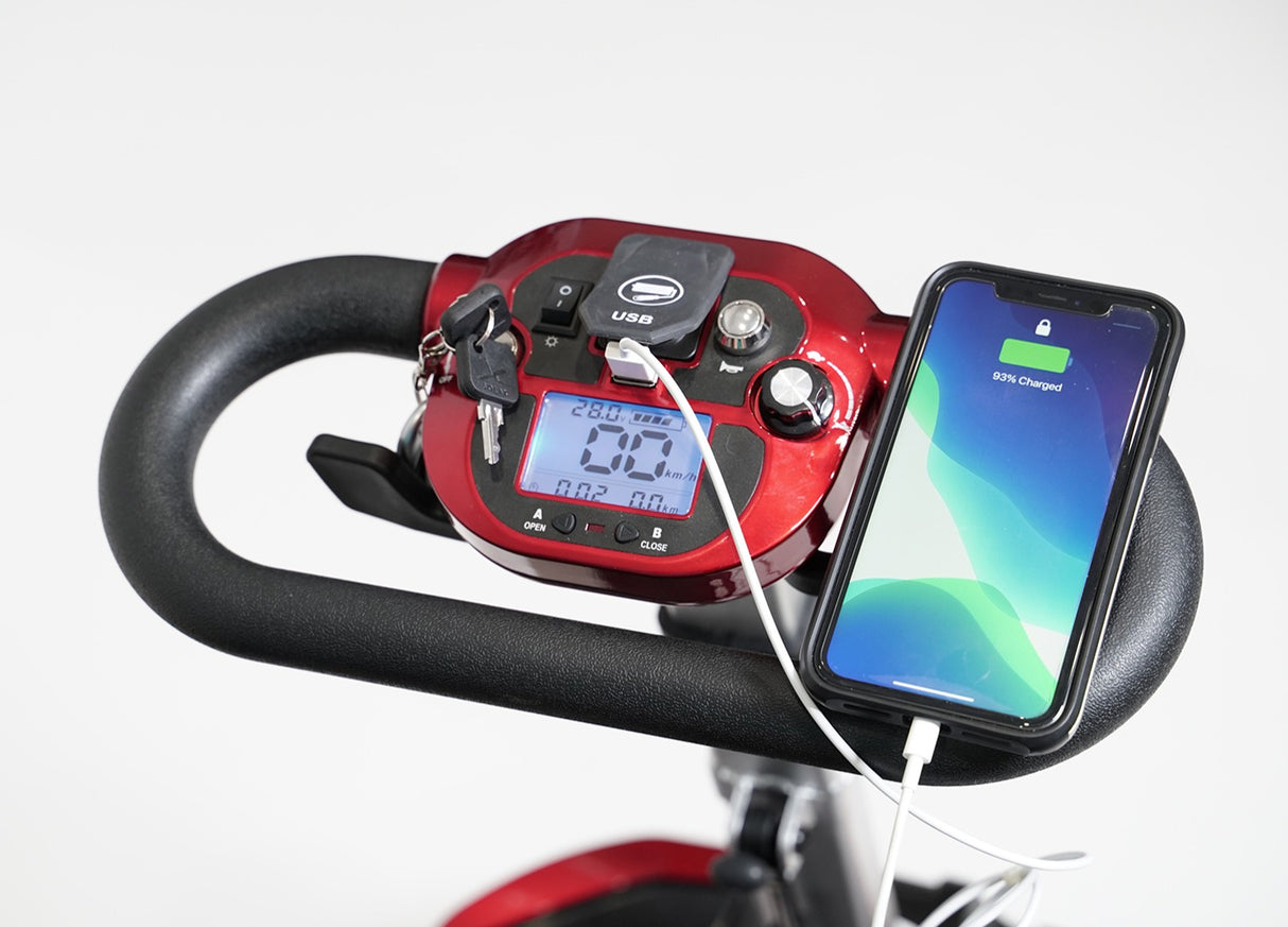 Solax Charge Auto Folding Mobility Scooter - Australian Assistive Technology Centre