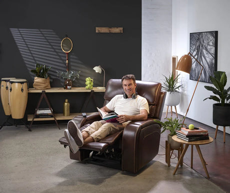 Abingdon Dual Motor Lift Chair - Hannah Coffee - Australian Assistive Technology Centre