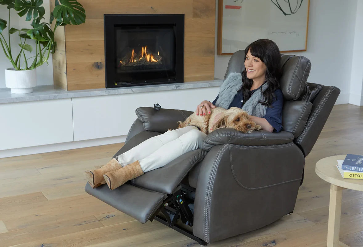 Winslow Lift Chair - Cappricio Smoke - Australian Assistive Technology Centre