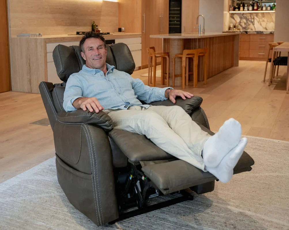 Winslow Lift Chair - Cappricio Smoke - Australian Assistive Technology Centre