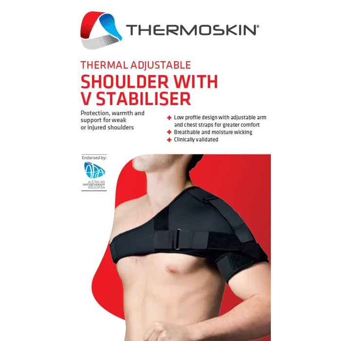 Thermoskin Adjustable Shoulder with V Stabiliser - Australian Assistive Technology Centre