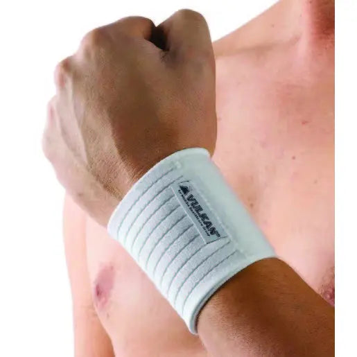 Vulkan Essentials Wrist Wrap 7313, Universal Size, White - Australian Assistive Technology Centre
