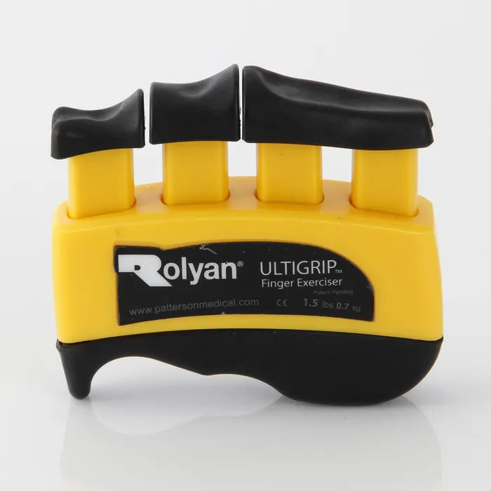 Rolyan Ultigrip Finger Exerciser, Yellow,1.5lb