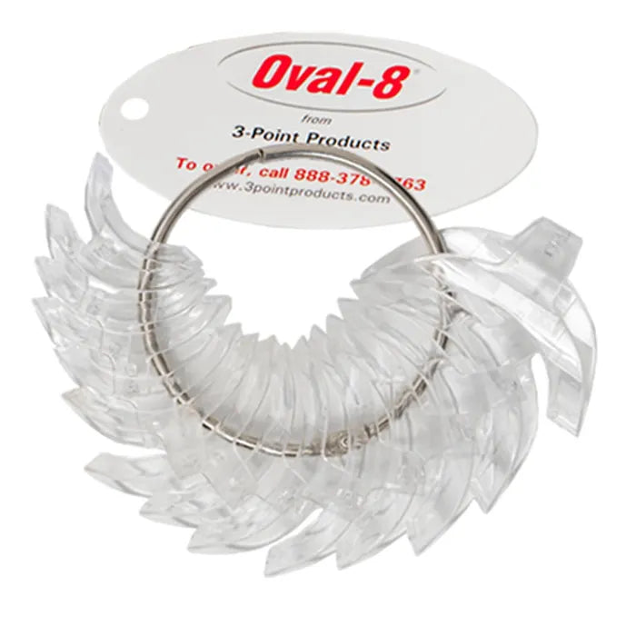 3pp® Oval-8® Finger Splint Sizing Set(Clear)