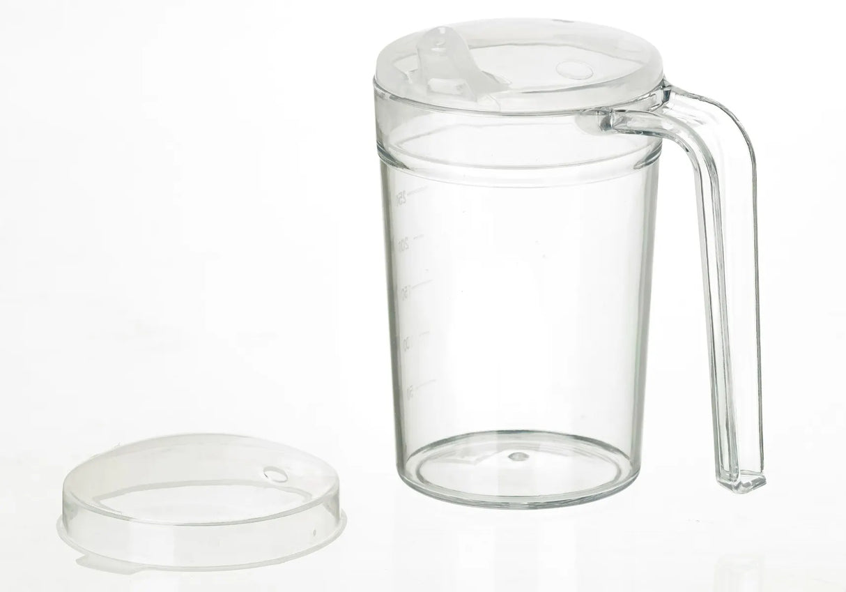 Homecraft Shatterproof Mug, with Spout and Recessed Lids, 400ml