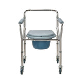 Aluminium Commode Chair with 3" Wheel