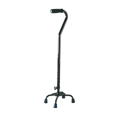 Breezy Quad Cane, Black, Small Base, Adult - Australian Assistive Technology Centre