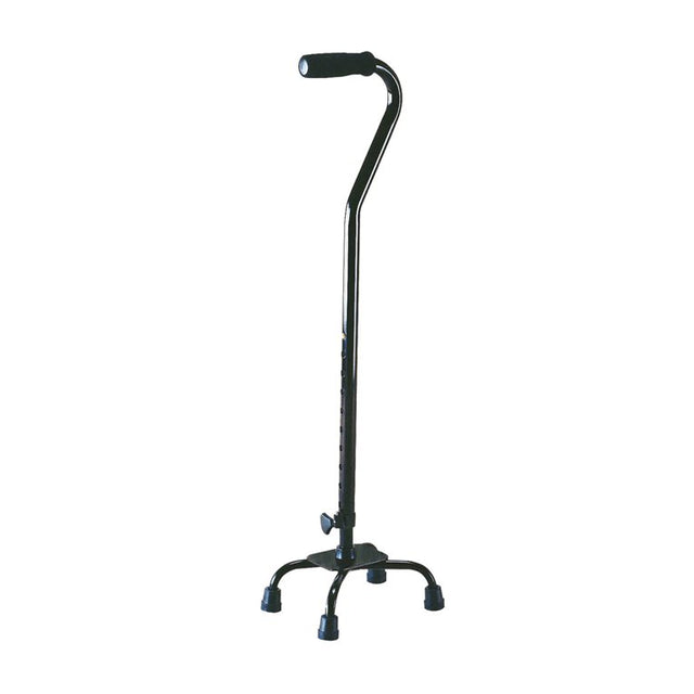 Breezy Quad Cane, Black, Small Base, Adult - Australian Assistive Technology Centre