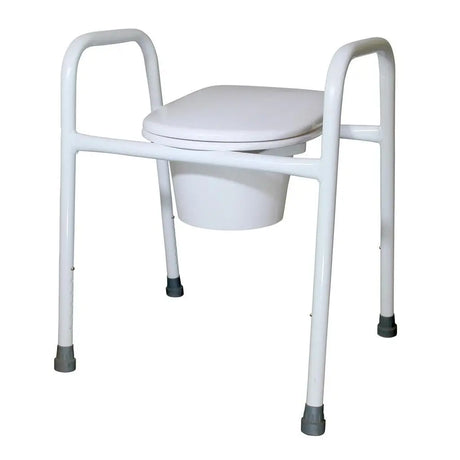 KCare Over Toilet Frame Seat with Splash Guard and Pan - Australian Assistive Technology Centre