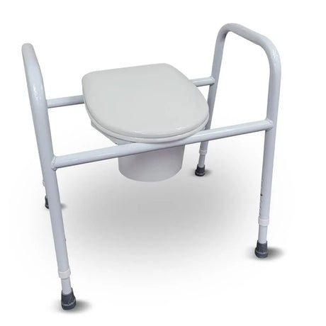 KCare Over Toilet Frame Seat with Splash Guard 250kg - Australian Assistive Technology Centre