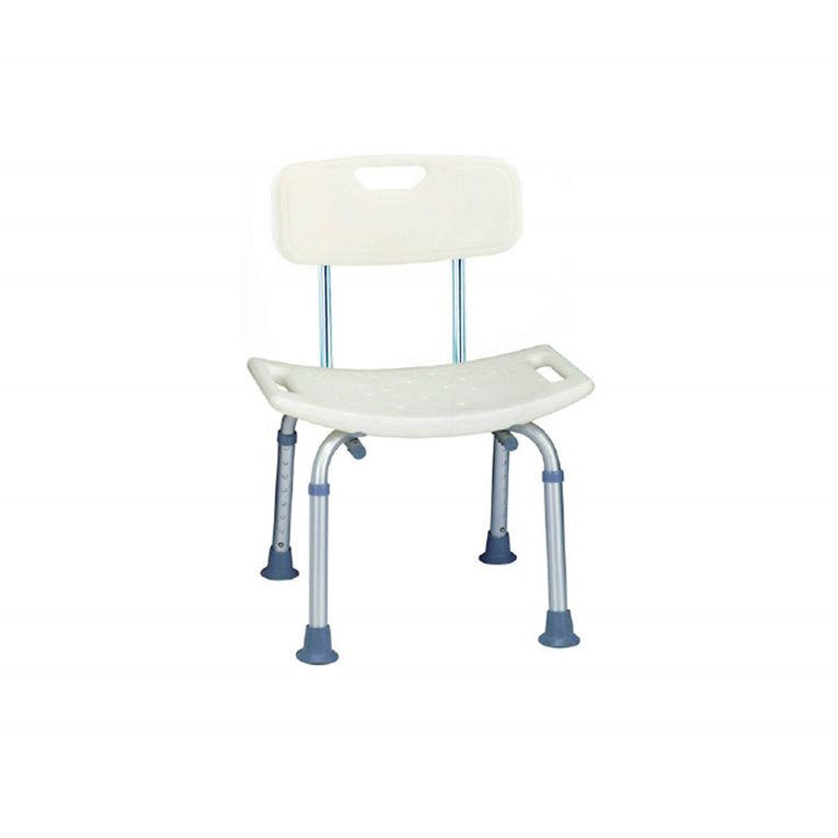 Breezy Everyday Bath Stool With Fixed Back