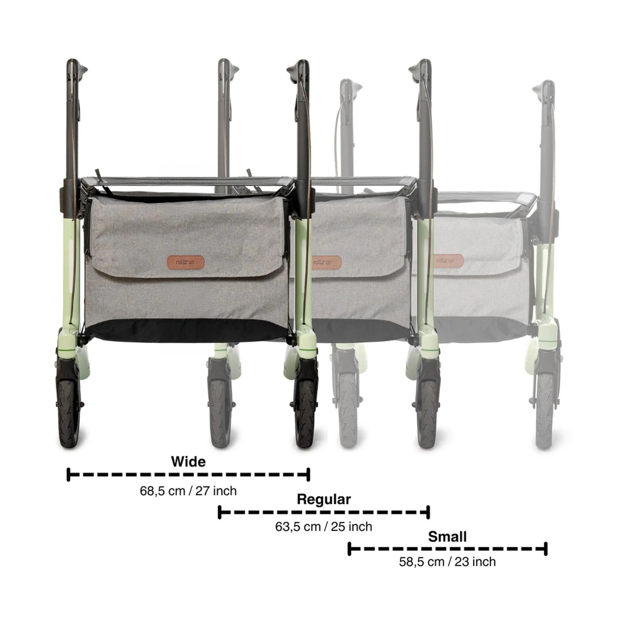 Rollz Air Lightweight Folding Carbon Rollator - Australian Assistive Technology Centre