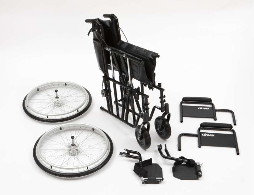 Drive Sentra EC Bariatric Wheelchair - Self Propelled (200kg & 318kg Models)