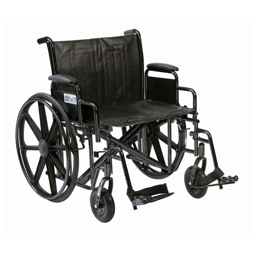 Drive Sentra EC Bariatric Wheelchair - Self Propelled (200kg & 318kg Models)