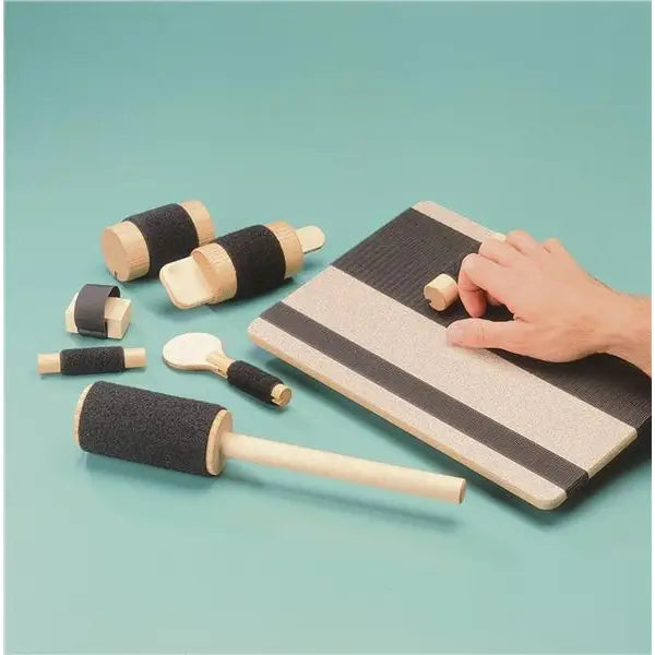 E-Z Exer-Board, with six Rollers and one Finger Block