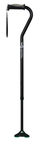 Hugo Ebony Offset Cane With QuadPod Tip