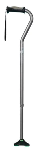 Hugo Ebony Offset Cane With QuadPod Tip