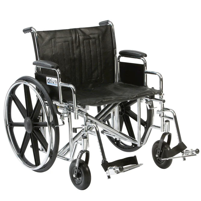 Drive Sentra EC Bariatric Wheelchair - Self Propelled (200kg & 318kg Models)