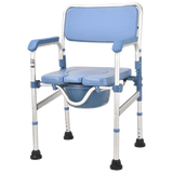 Wide Aluminium Commode Chair Thick Frame
