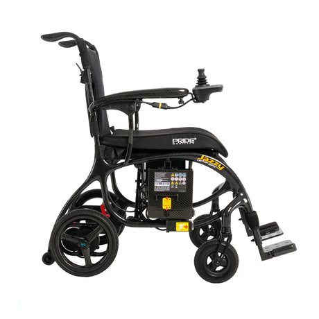 Pride Jazzy Carbon 27X Folding Power Wheelchair - Australian Assistive Technology Centre