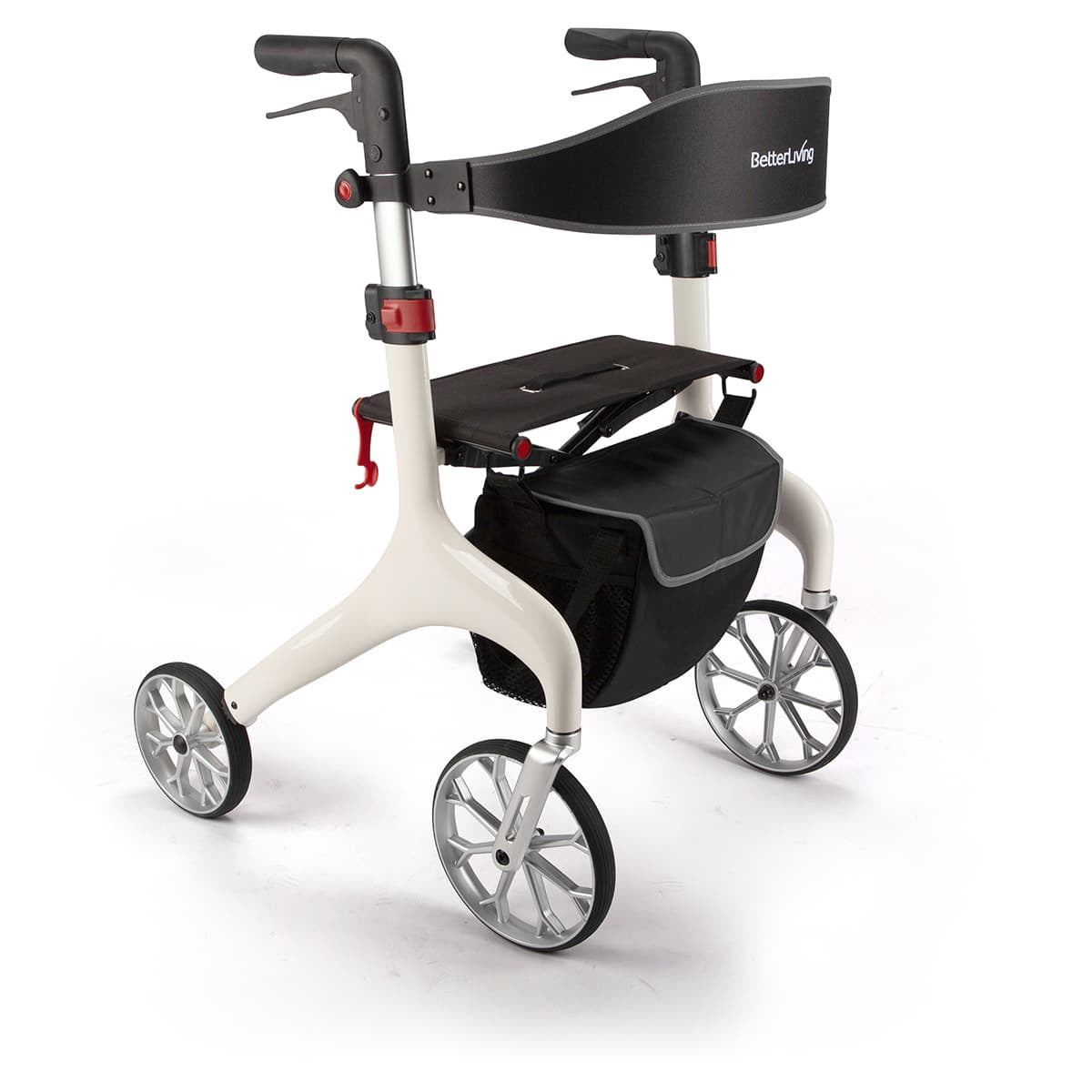 BetterLiving Ultralight Carbon Fibre Wheeled Walker / Rollator - Australian Assistive Technology Centre