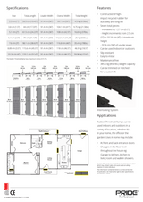 Pride Rubber threshold ramp