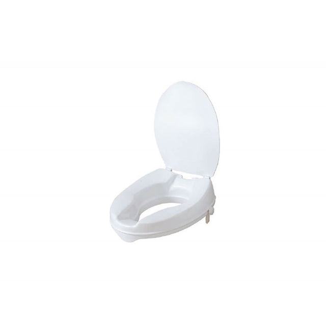 Breezy Everyday Raised Toilet Seat With Lid, 6" - Australian Assistive Technology Centre
