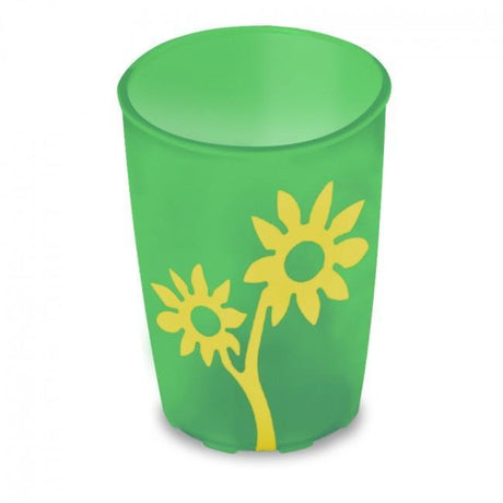 Ornamin Non Slip Cup, Flower Design - Australian Assistive Technology Centre