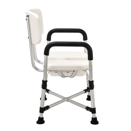 Lightweight White Aluminium Bath Chair - Australian Assistive Technology Centre