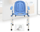 Foldable Commode Chair with Aluminium Frame - Australian Assistive Technology Centre
