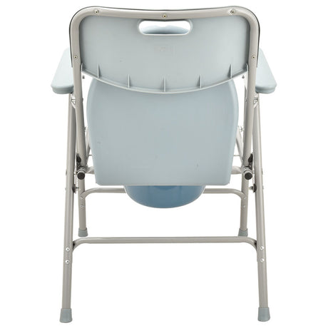 Stainless Steel Commode Chair Foldable - Australian Assistive Technology Centre