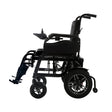 Foldable Black Electric 20 km range Wheelchair with Handy Bag - Australian Assistive Technology Centre