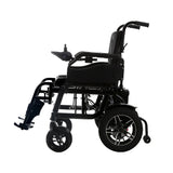 Foldable Black Electric 20 km range Wheelchair with Handy Bag - Australian Assistive Technology Centre